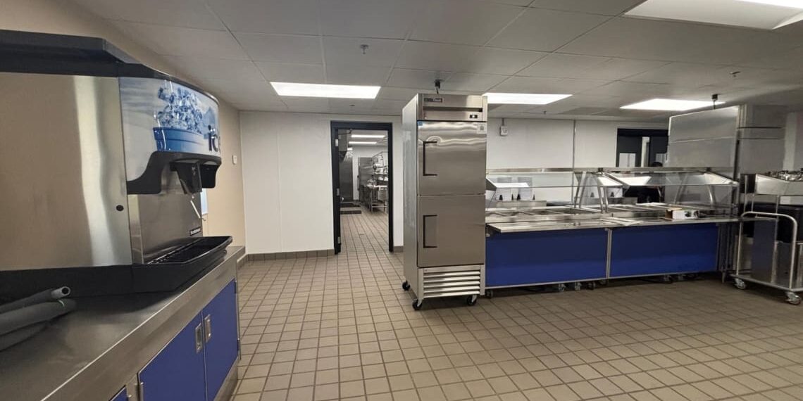 Picture of the interior of our brand new dining facility